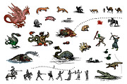 Antique Maps Vector Bundle, an Illustration by Vector Clash (Thumbnail 5 of 9)