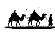 desert nomad silhouettes featuring, an Illustration by Amazin_art (Thumbnail 7 of 25)