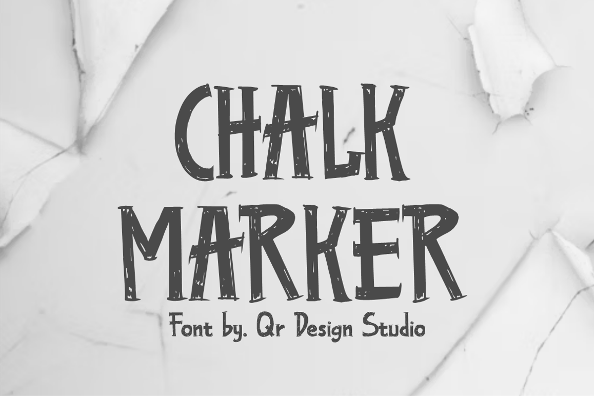 Chaplong Scribble - Marker Font, a Handwritten Font by QR Design Studio (Photo 3 of 7)