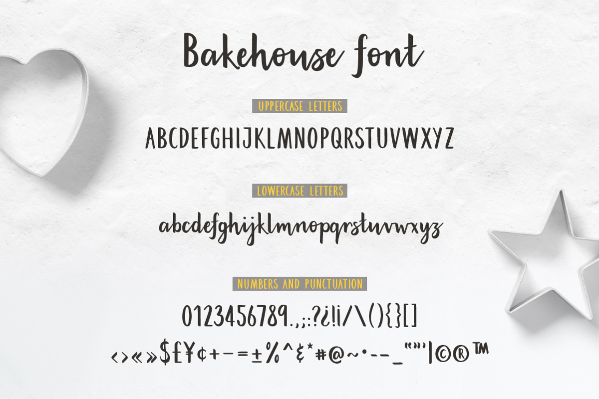 Bakehouse Script Font preview 8