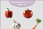 Vegetables - Photorealistic Bundle, a Food Illustration by Digital Dreamscaping (Thumbnail 3 of 4)
