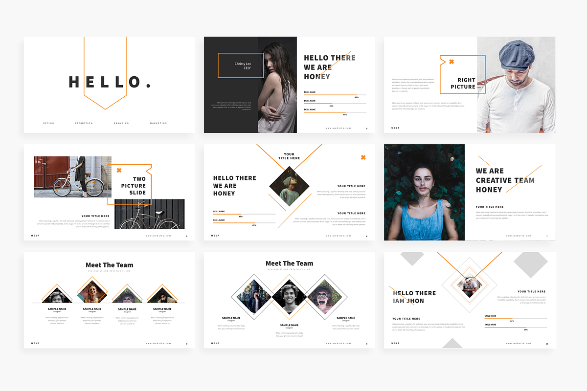 Honey - Powerpoint Template, a Presentation Template by Mikokit (Photo 3 of 18)