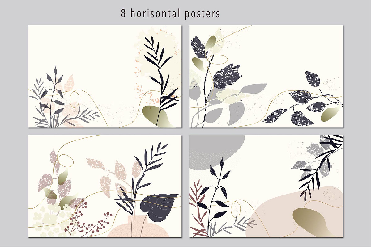 Autumn botanical abstract background, an Object Graphic by yana.tasha (Photo 2 of 9)