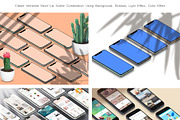 ALL 3D iPHONE MOCK-UP BUNDLE VOL-I3, an iPhone Mockup by Graphicsworld125 (Thumbnail 8 of 22)