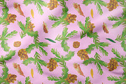 Kids Crayon Nature Elements Seamless, a Pattern Graphic by Lucyinyourheart (Thumbnail 6 of 10)