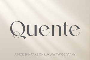 Quente - Luxury Elegant Serif Font