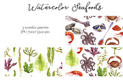 Watercolor Seafoods, a Food Illustration by cat_arch_angel (Thumbnail 4 of 5)