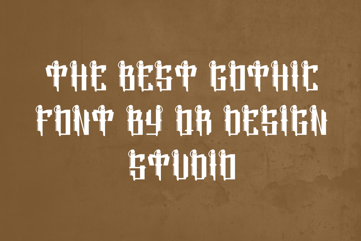 Magical Sains - Blackletter Font, a Blackletter Font by QR Design Studio (Photo 3 of 7)
