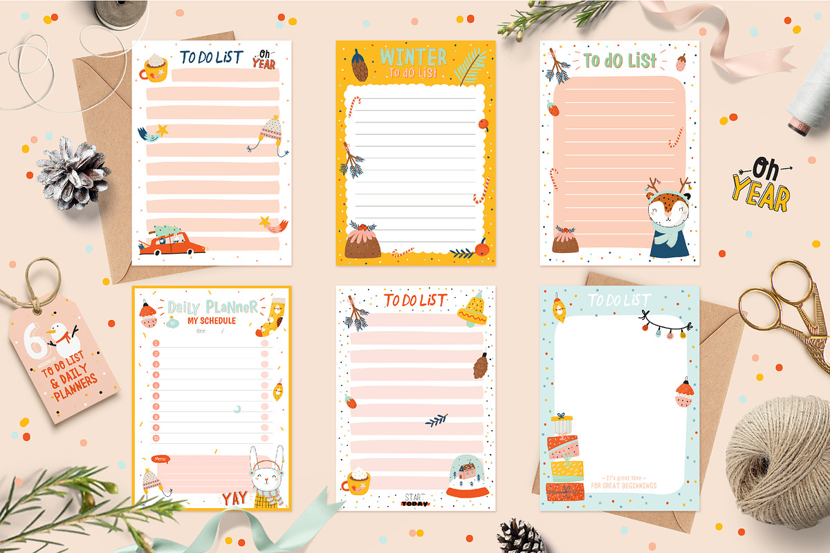 Cute Christmas & New Year BUNDLE, a Seasonal Illustration by Ruslana Lubenets (Photo 101 of 104)