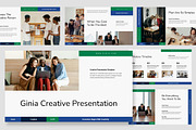 Ginia : Creative Business Powerpoint, a Presentation Template by Punkl Camp (Thumbnail 1 of 9)
