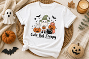 Cute But Creepy Halloween PNG, a Seasonal Illustration by Designworld (Thumbnail 2 of 4)