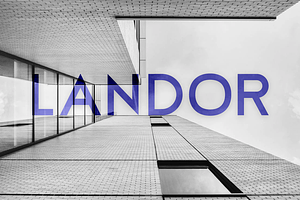 Landor Display Typeface