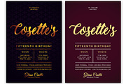 Simple Birthday Invitation, a Card Template by KiraYamato Design Studio (Thumbnail 4 of 7)