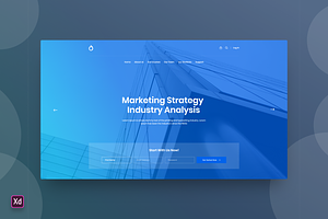 Hero Header Landing Page Template