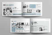 Annual Report Template Landscape, a Brochure Template by E-Type (Thumbnail 9 of 13)