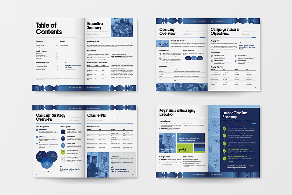 Marketing Campaign Roadmap Brochure preview 4
