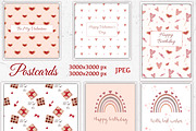 Valentine Watercolor Set, a Seasonal Illustration by ZabolotnaArt (Thumbnail 9 of 11)