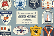Vintage Nautical Logo Pack, a Branding & Logo Template by Golden Vision Studio (Thumbnail 1 of 8)