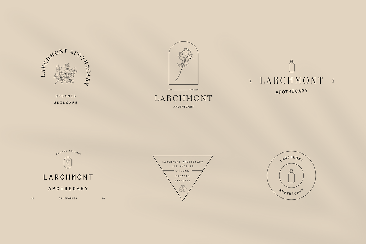 Larchmont Logo Maker Template Kit, a Branding & Logo Template by ALunadoki Design (Photo 6 of 8)