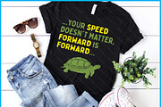 Keep Moving Forward Turtle SVG PNG, a Graphic by Creativeusart (Thumbnail 1 of 4)