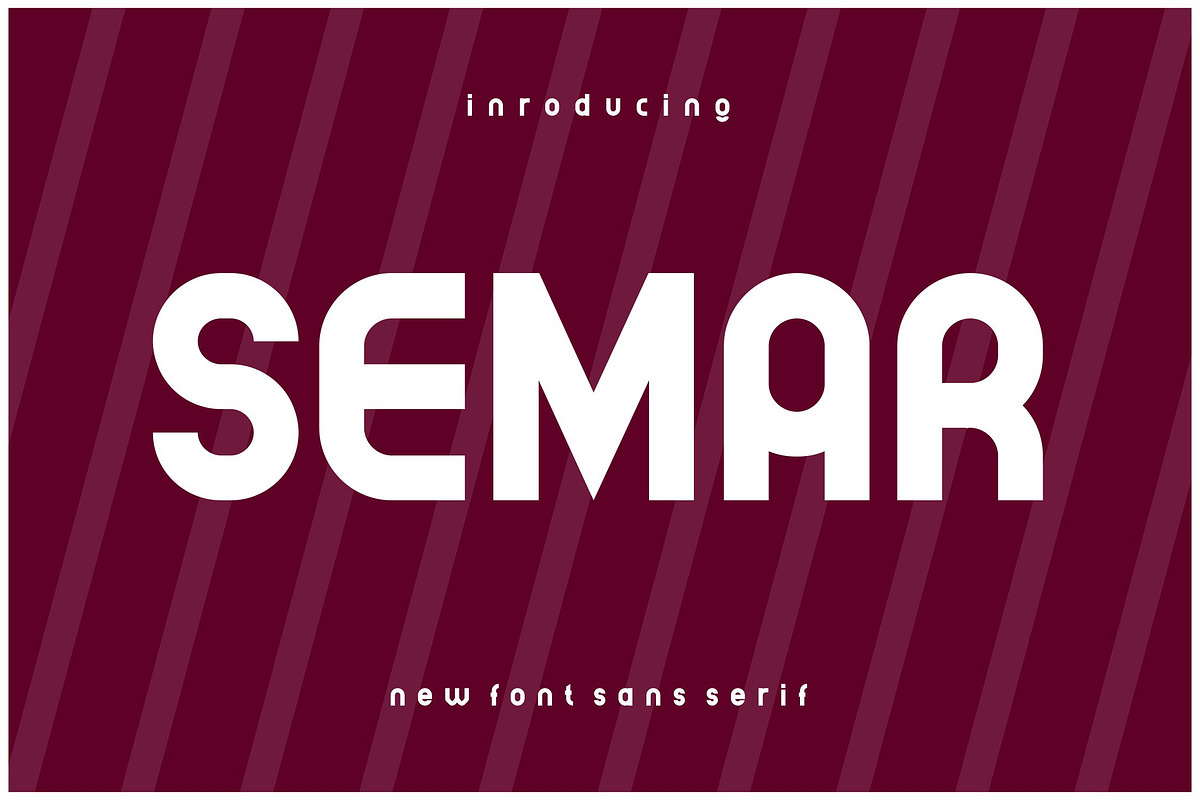 Semar, a Sans Serif Font by riotama85 (Photo 1 of 6)