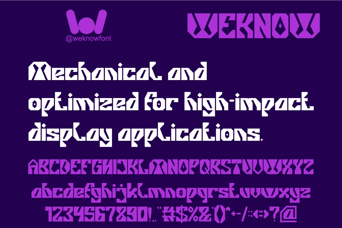 Gorilla Protocol Font, a Sans Serif Font by weknow (Photo 4 of 8)