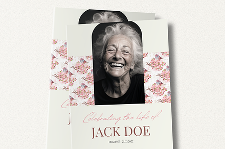 Funeral Program Template Set I Canva