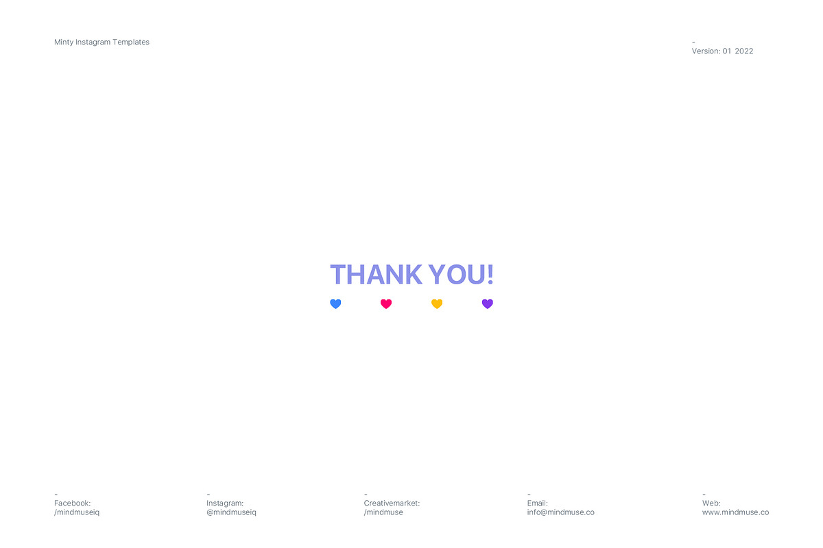 Minty Social Media Templates, a Social Media Template by MindMuse (Photo 9 of 9)