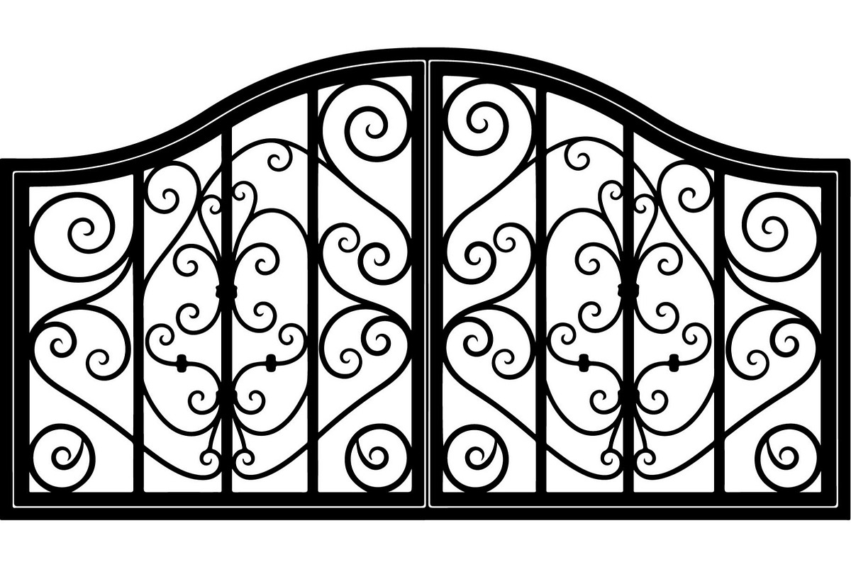 Vintage Scroll Gate Panel Bundle, a Decorative Illustration by Creativeshirt (Photo 13 of 20)