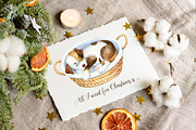 Christmas dogs Clipart, Holiday pug, an Animal Illustration by SimpleWishesArt (Thumbnail 8 of 8)