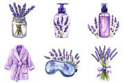 Lavender Pamper Time Clipart, an Illustration by DreamArtGraphic (Thumbnail 5 of 5)