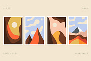 Boho Minimalist Landscapes, a Decorative Illustration by Léo Alexandre (Thumbnail 2 of 13)