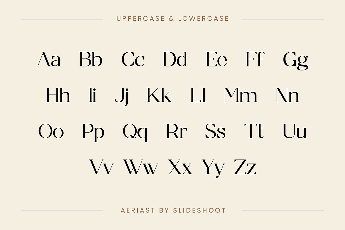 Aeriast Serif Font, a Serif Font by Idea Studio (Photo 7 of 12)