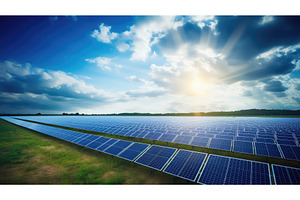 wind energy tech background ai, an Industrial Photo by pikepicture