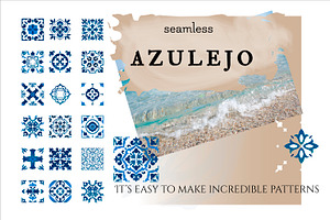 Set Of 50 AZULEJO TILES Templates