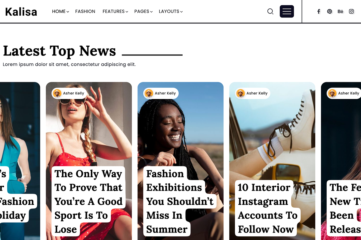 Kalusi Blog Magazine Wordpress, a WordPress Template by UInstrument (Photo 4 of 10)