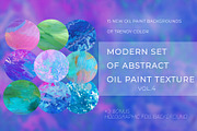 SET OF ABSTRACT OIL PAINT TEXTURES, a Texture Graphic by Alim Yakubov (Thumbnail 1 of 3)