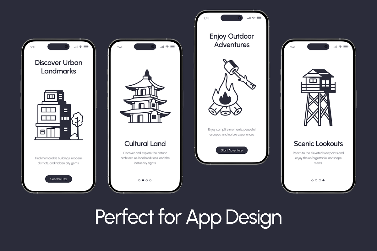 135 Explore Line Icons, an Outline Icon by Prosymbols (Photo 4 of 11)