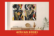 African Bodies, a Decorative Illustration by Digital Art Creations (Thumbnail 3 of 6)
