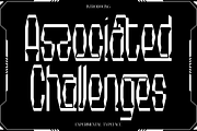 Associated Challenges Font, a Sans Serif Font by 177Studio (Thumbnail 1 of 8)