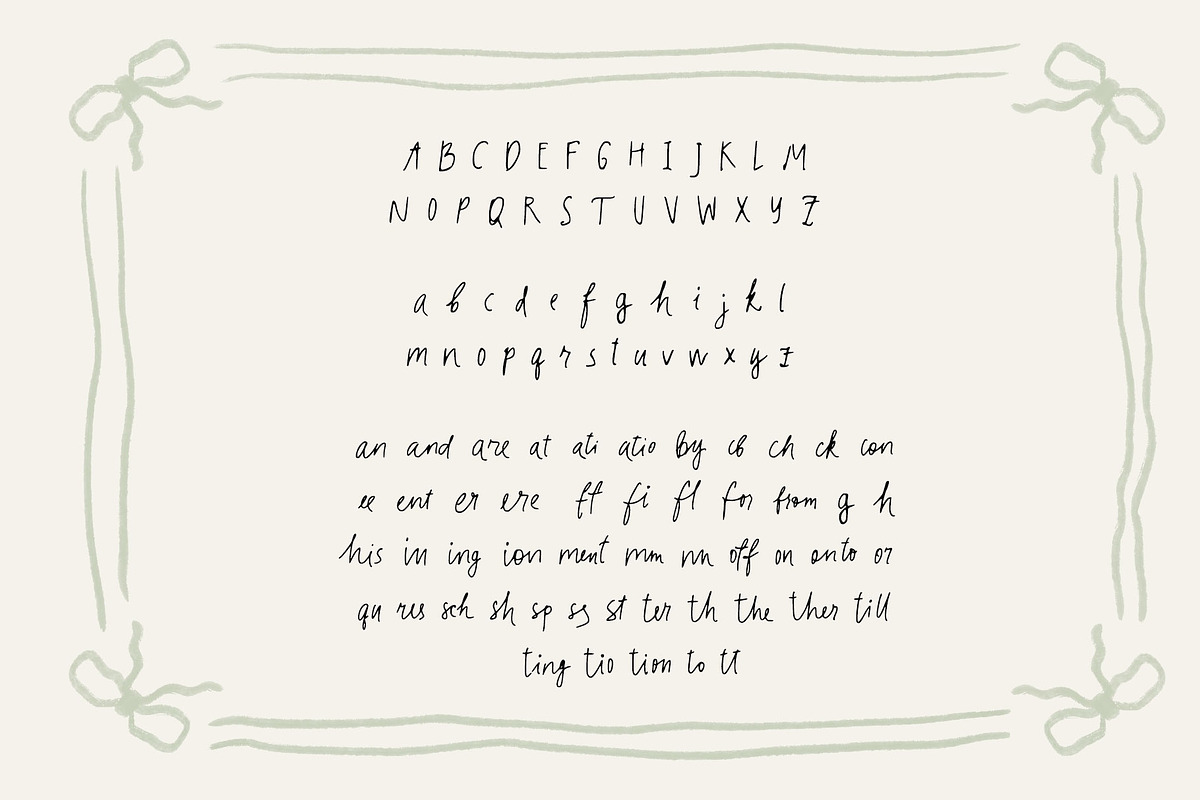 Sunday Champagne. Whimsical Font Duo, a Script Font by PaperJamLab (Photo 9 of 13)