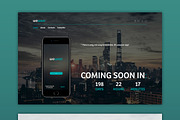 Coming Soon PSD Template, a Websites & App Template by Viktor (Thumbnail 2 of 2)