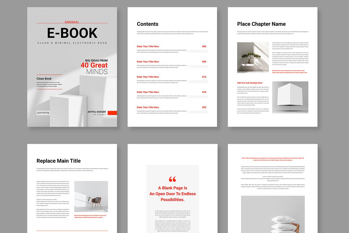 E-Book Template, an UI Kit Template by ContestDesign (Photo 2 of 5)
