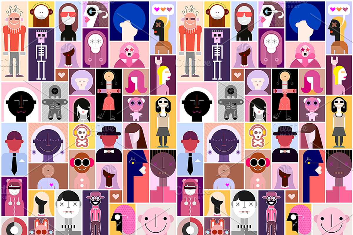 Large Set Of People Vector Avatars, a Graphic by danjazzia (Photo 2 of 2)