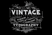 Vintage Typography Ornaments v3, an Object Graphic by G7 (Thumbnail 2 of 5)