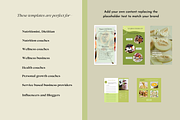 Nutrition Coach Instagram Canva Kit, a Social Media Template by Deepa Template Studio (Thumbnail 5 of 12)