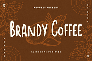 Brandy Coffee Font, a Font by Allouse Studio