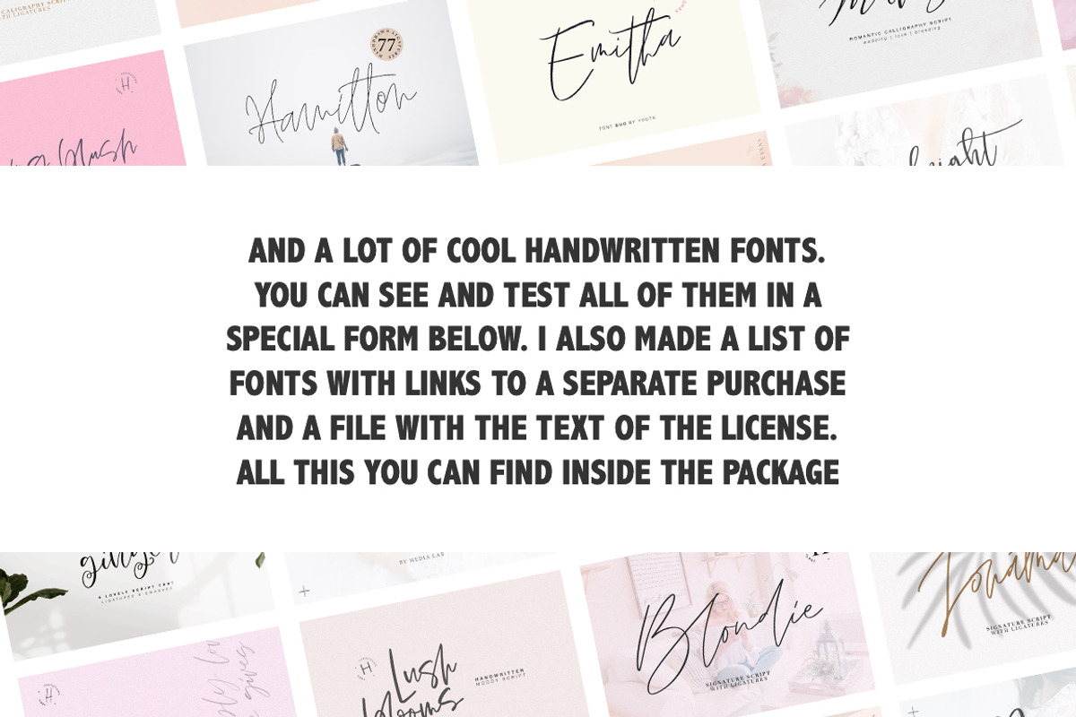SALE - FONT BUNDLE -99% OFF, a Handwritten Font by supfonts (Photo 34 of 34)