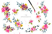 Mon Amour Watercolour Design Set, a Decorative Illustration by Sammy's Illustration (Thumbnail 4 of 10)