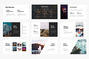 MARINE - Powerpoint Template
